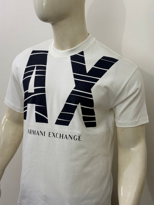 ARMANI EXCHANGE CREW NECK - WHITE